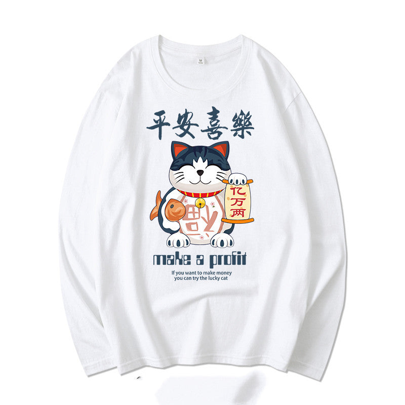Long-sleeved T-shirt Men's Pure Cotton Inner Wear Sweater Bottoming Shirt Top