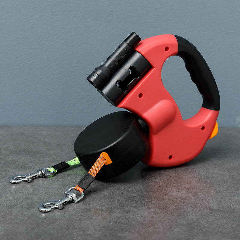 Retractable Dual Doggie Leash