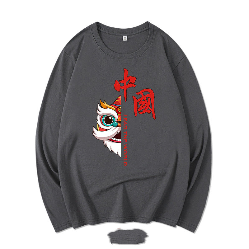 Long-sleeved T-shirt Men's Pure Cotton Inner Wear Sweater Bottoming Shirt Top