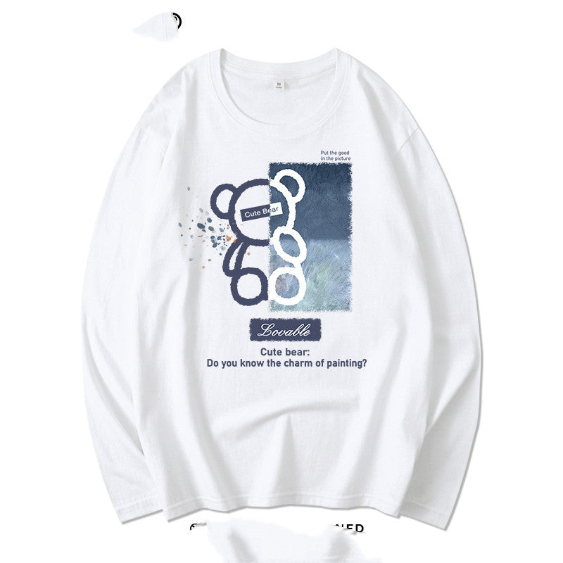 Long-sleeved T-shirt Men's Pure Cotton Inner Wear Sweater Bottoming Shirt Top